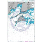 British Admiralty Nautical Chart 2456: Nantucket Sound Western Part Buzzards Bay and Approaches